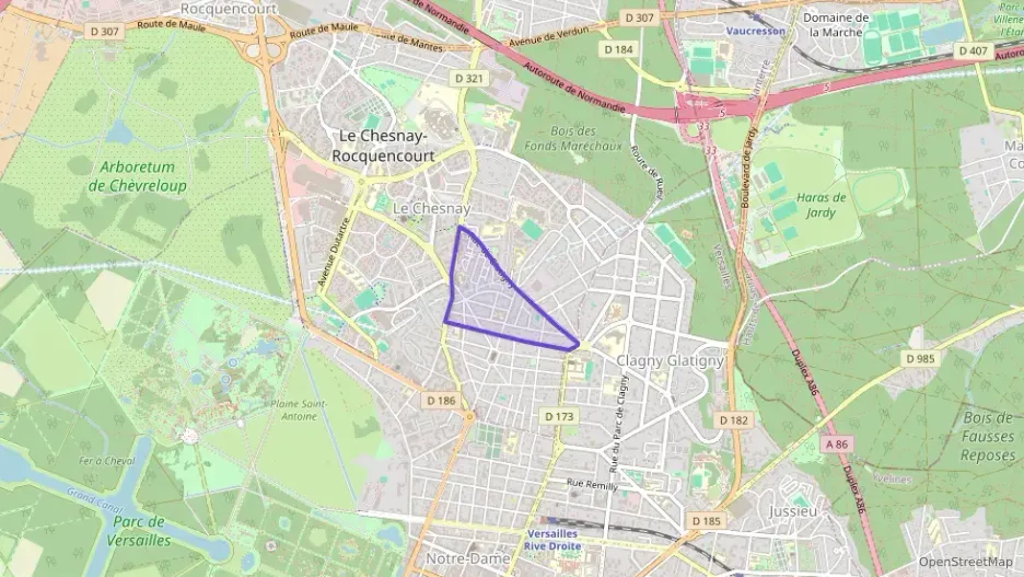 Appartement 110 m² quatre pièces à vendre à Le Chesnay-Rocquencourt