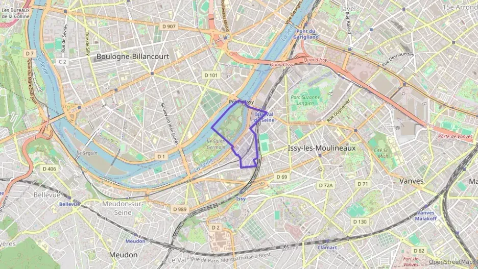 Appartement 21 m² une piece à vendre à Issy-les-Moulineaux