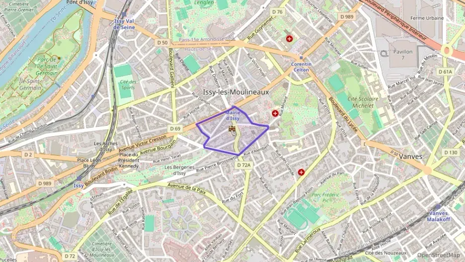 Appartement 43 m² trois pièces à vendre à Issy-les-Moulineaux