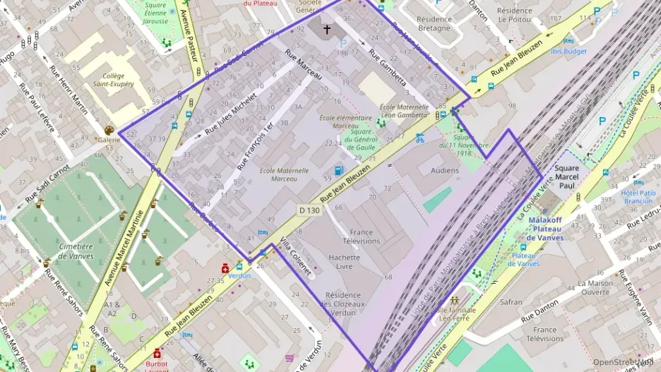 Appartement 65 m² quatre pièces à vendre à Vanves