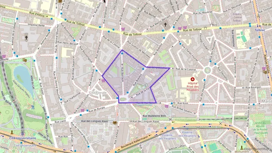 Appartement 60 m² trois pièces à vendre à Paris 13e Arrondissement