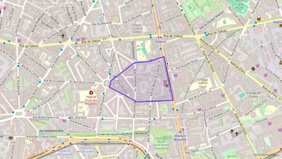 Appartement 90 m² trois pièces à vendre à Paris 13e Arrondissement