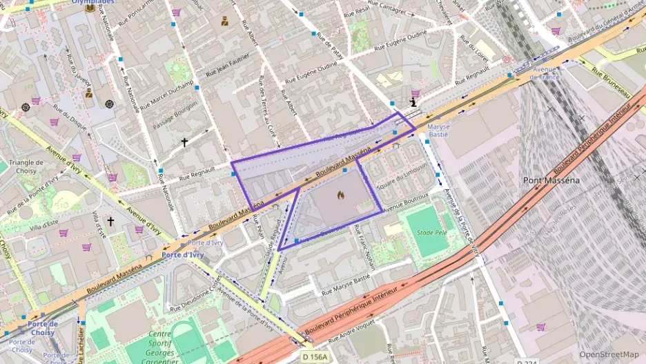 Appartement 36 m² deux pieces à vendre à Paris 13e Arrondissement