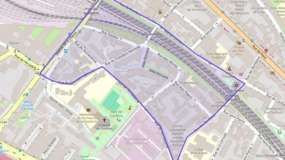 Appartement 76 m² trois pièces à vendre à Charenton-le-Pont