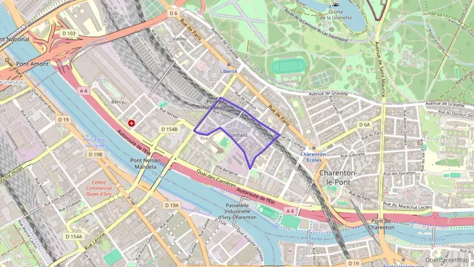 Appartement 76 m² trois pièces à vendre à Charenton-le-Pont