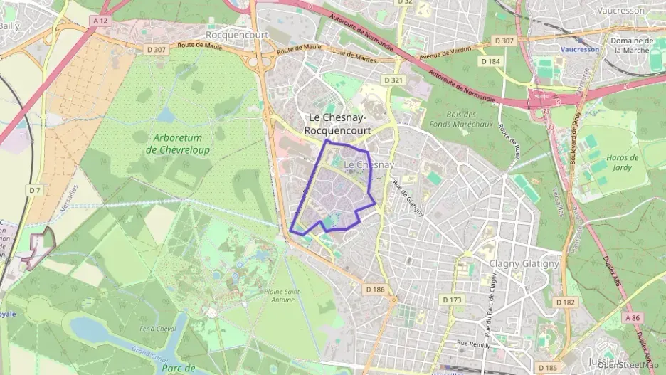 Appartement 42 m² deux pieces à vendre à Le Chesnay-Rocquencourt