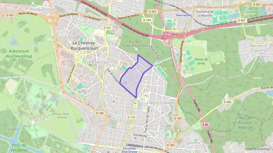 Appartement 73 m² quatre pièces à vendre à Le Chesnay-Rocquencourt Appartement 73 m² quatre pièces à vendre à Le Chesnay-Rocquencourt