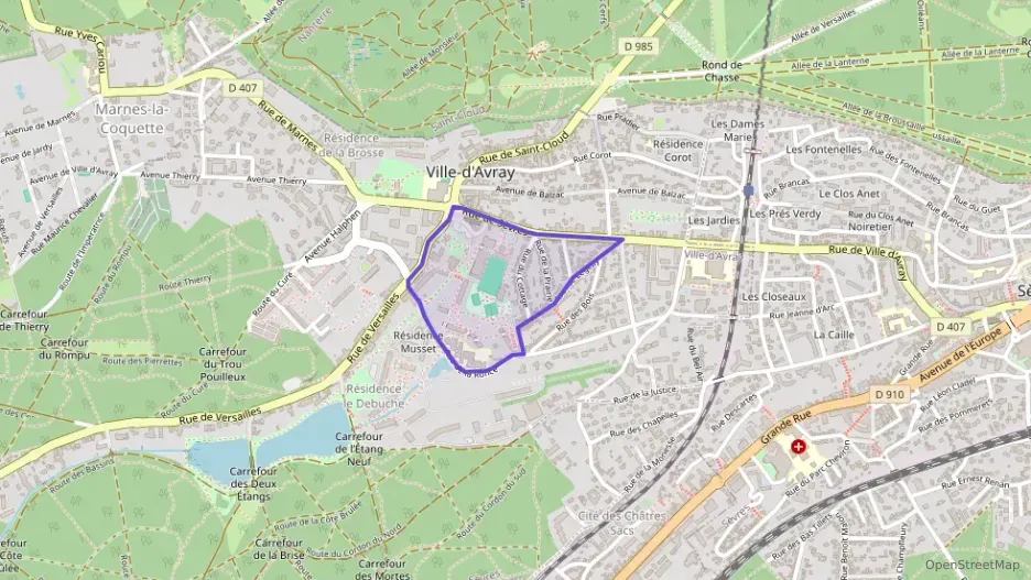Appartement 60 m² trois pièces à vendre à Ville-d`Avray