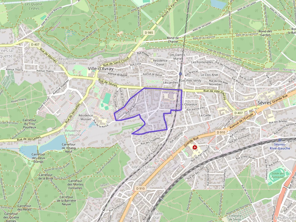 Appartement 115 m² quatre pièces à vendre à Ville-d`Avray