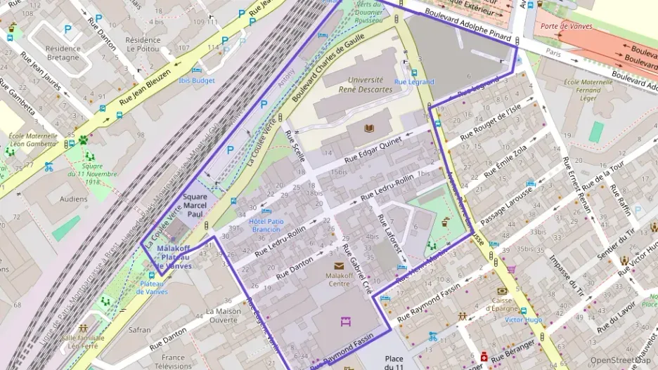 Appartement 54 m² deux pieces à vendre à Malakoff