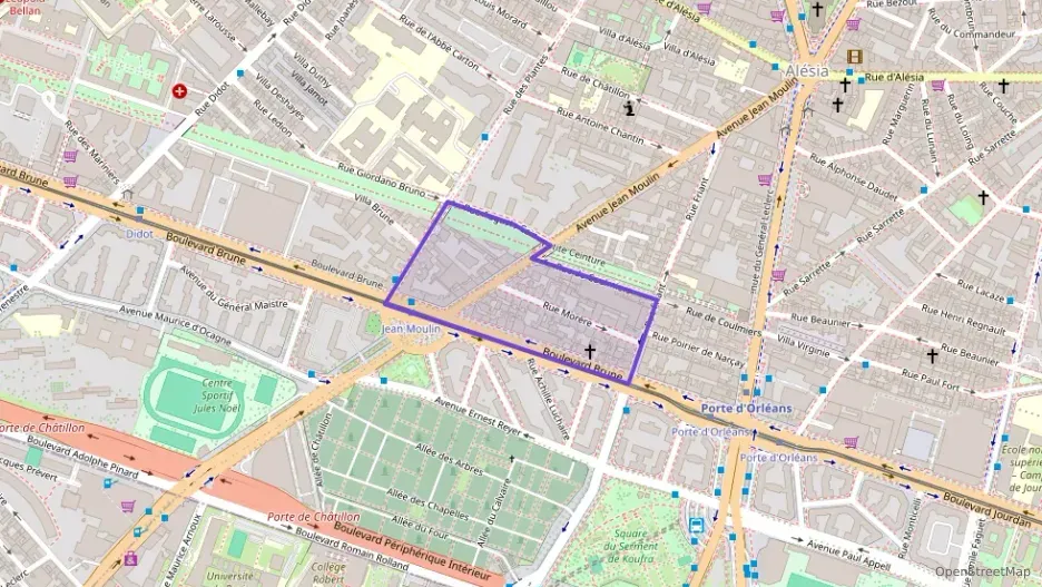 Appartement 71 m² trois pièces à vendre à Paris 14e Arrondissement
