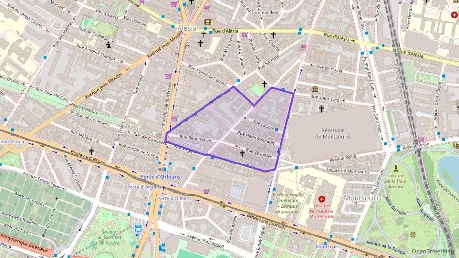 Appartement 75 m² quatre pièces à vendre à Paris 14e Arrondissement