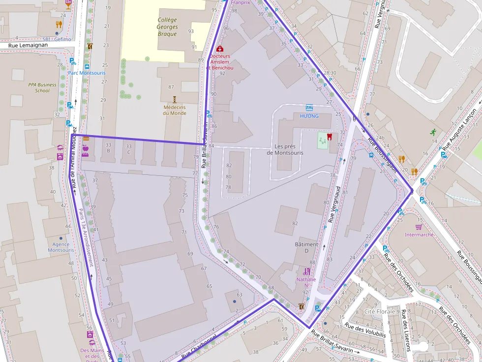 Appartement 56 m² deux pieces à vendre à Paris 13e Arrondissement