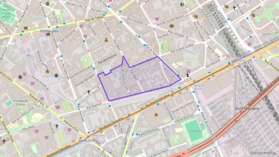 Appartement 36 m² deux pieces à vendre à Paris 13e Arrondissement
