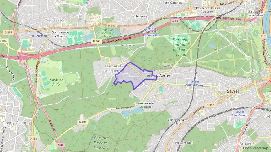 Appartement 118 m² cinq pièces à vendre à Ville-d`Avray