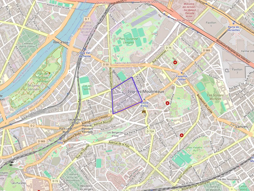 Appartement 44 m² deux pieces à vendre à Issy-les-Moulineaux