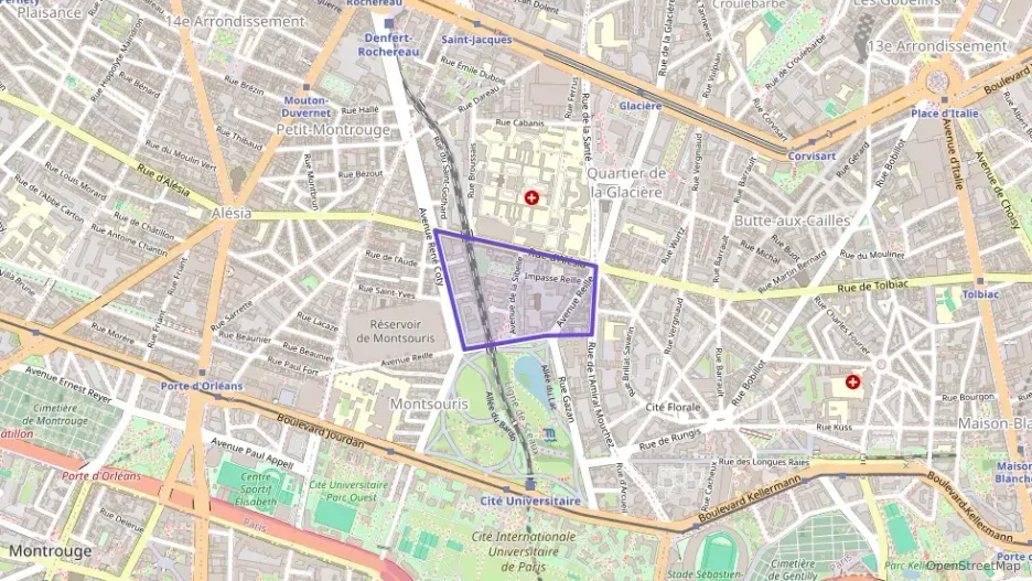 Appartement 90 m² quatre pièces à vendre à Paris 14e Arrondissement Appartement 90 m² quatre pièces à vendre à Paris 14e Arrondissement