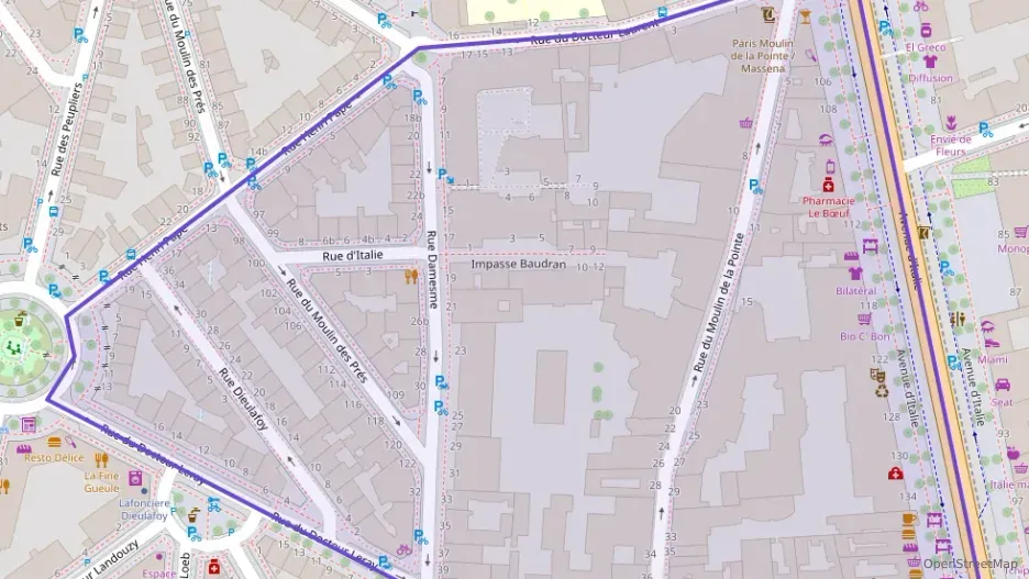 Appartement 40 m² deux pieces à vendre à Paris 13e Arrondissement