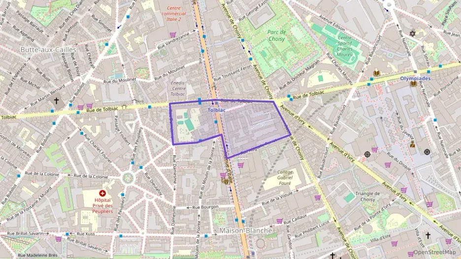 Appartement 77 m² trois pièces à vendre à Paris 13e Arrondissement