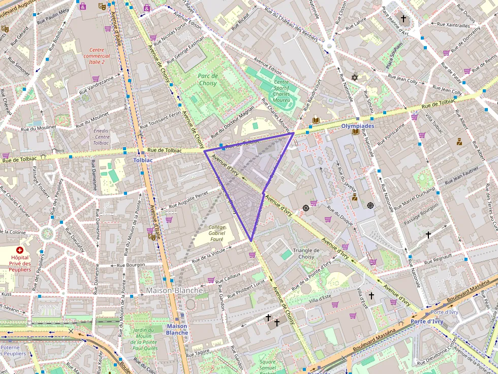 Appartement 41 m² deux pieces à vendre à Paris 13e Arrondissement