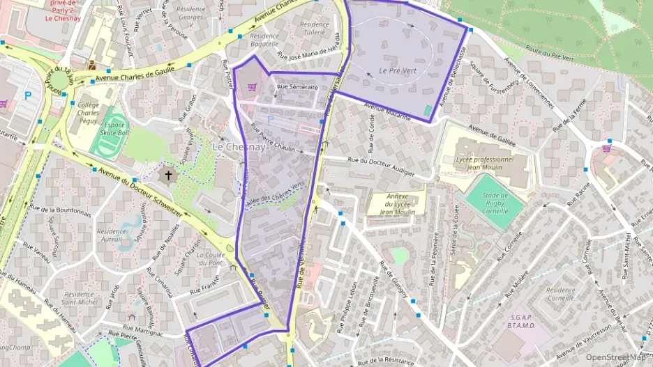 Appartement 46 m² deux pieces à vendre à Le Chesnay-Rocquencourt