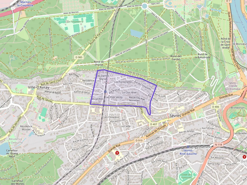 Appartement 36 m² deux pieces à vendre à Sèvres