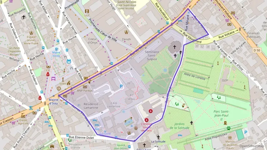 Appartement 50 m² deux pieces à vendre à Issy-les-Moulineaux