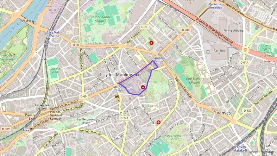 Appartement 50 m² deux pieces à vendre à Issy-les-Moulineaux