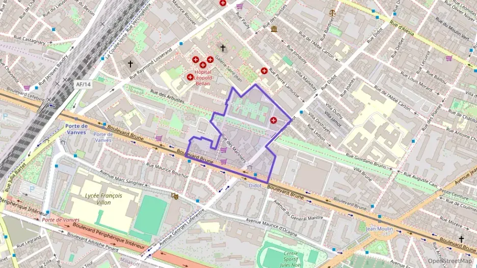 Appartement 60 m² trois pièces à vendre à Paris 14e Arrondissement