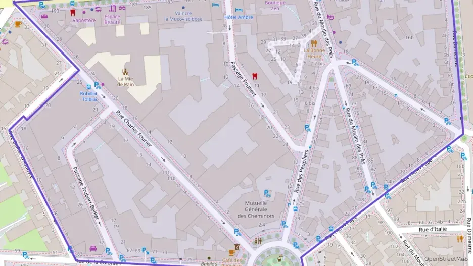 Appartement 51 m² trois pièces à vendre à Paris 13e Arrondissement
