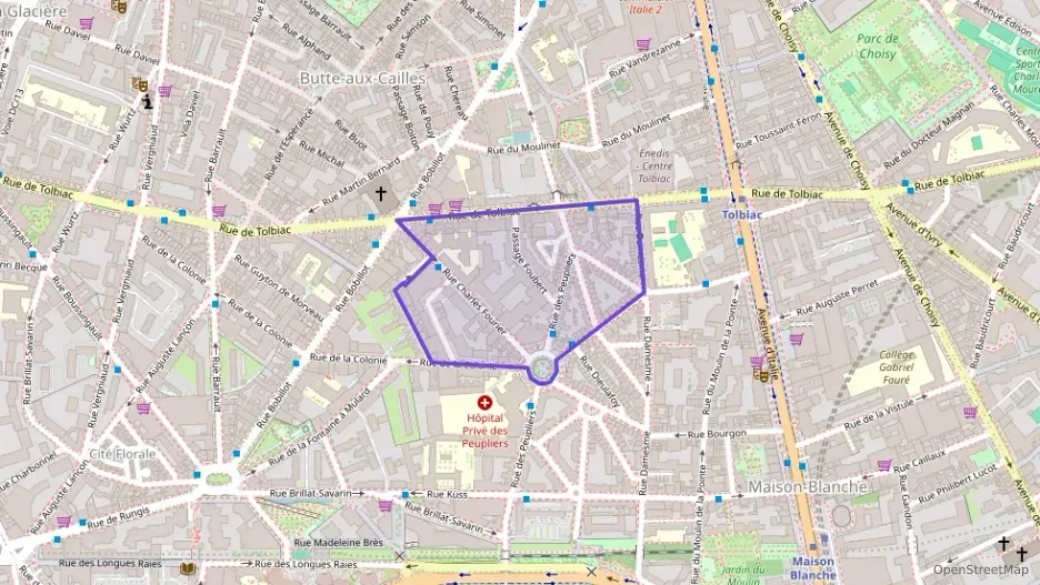 Appartement 90 m² trois pièces à vendre à Paris 13e Arrondissement