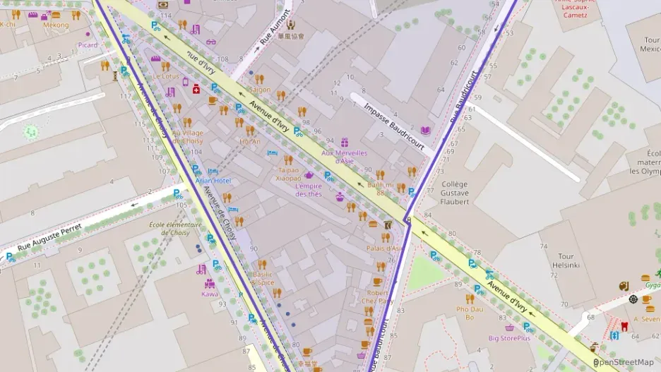 Appartement 45 m² deux pieces à vendre à Paris 13e Arrondissement