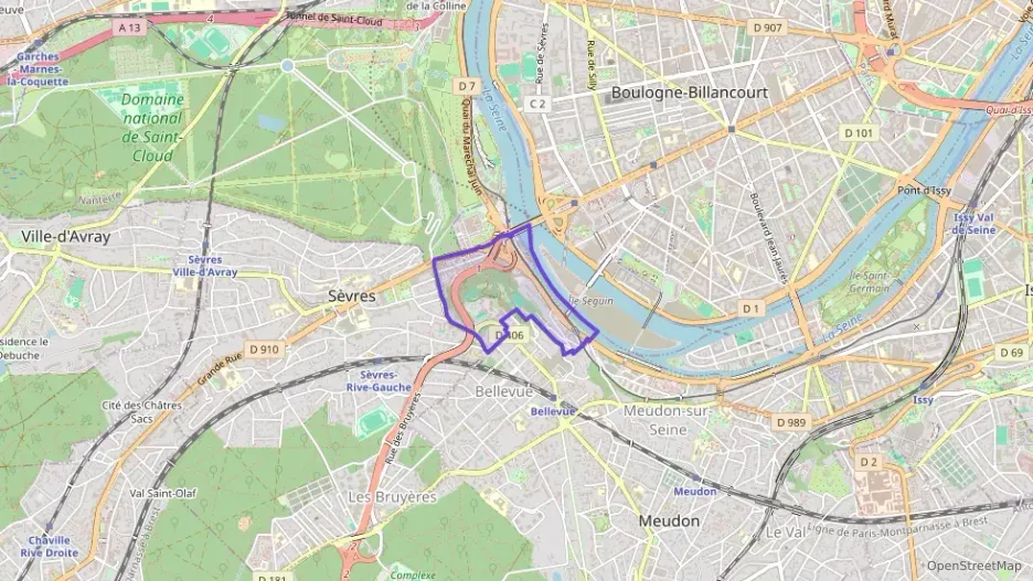 Appartement 50 m² deux pieces à vendre à Sèvres