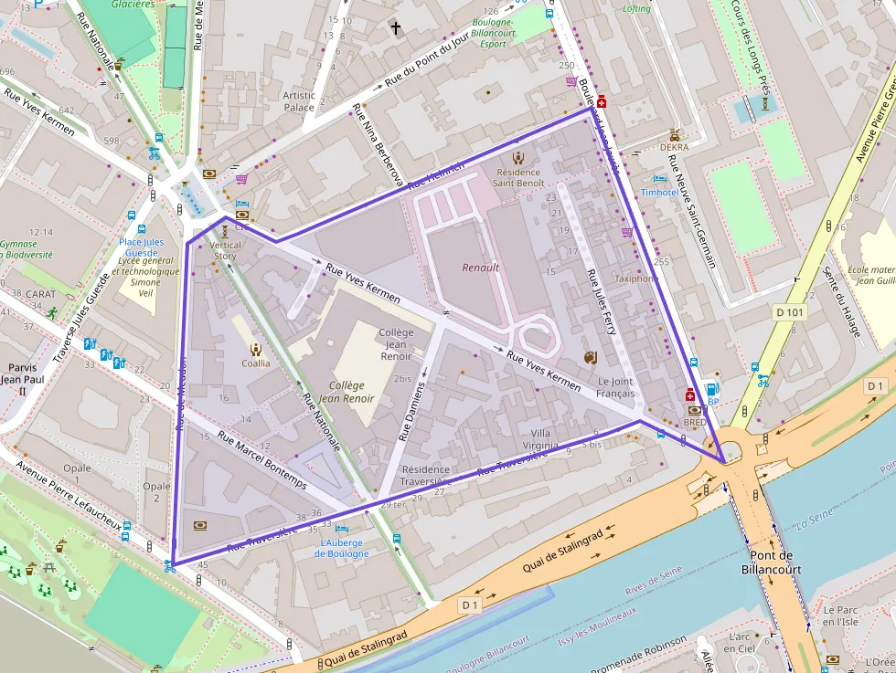 Appartement 100 m² quatre pièces à vendre à Boulogne-Billancourt