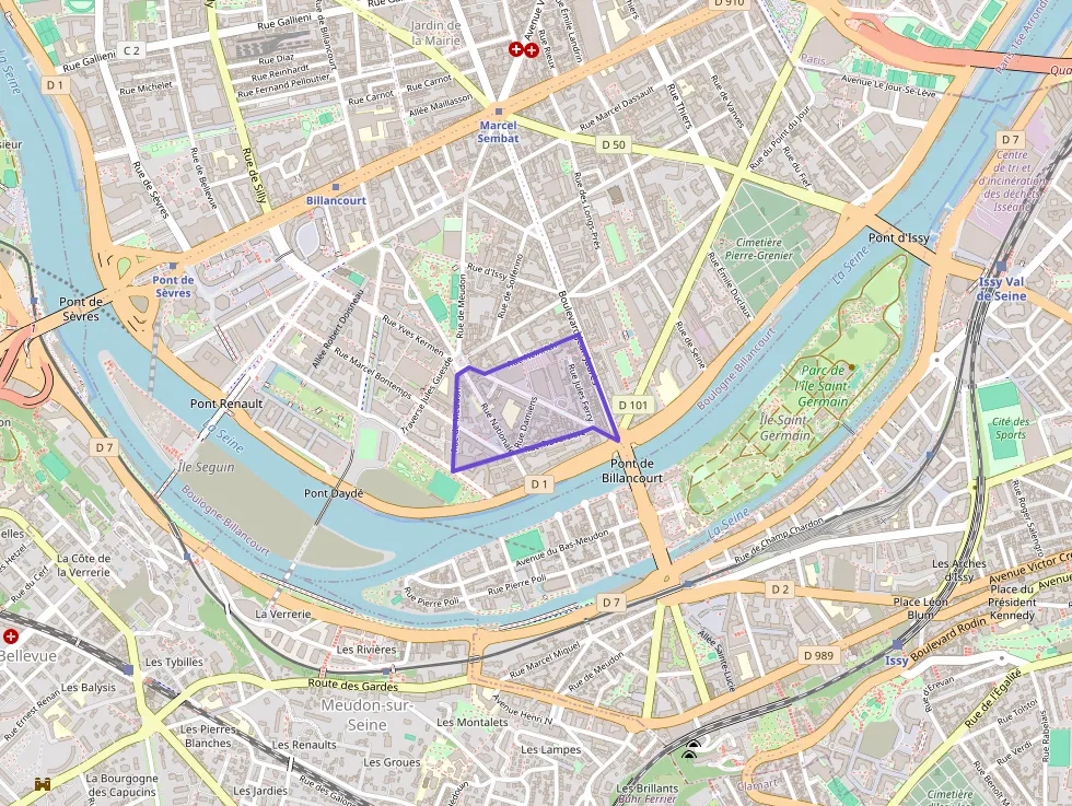 Appartement 100 m² quatre pièces à vendre à Boulogne-Billancourt