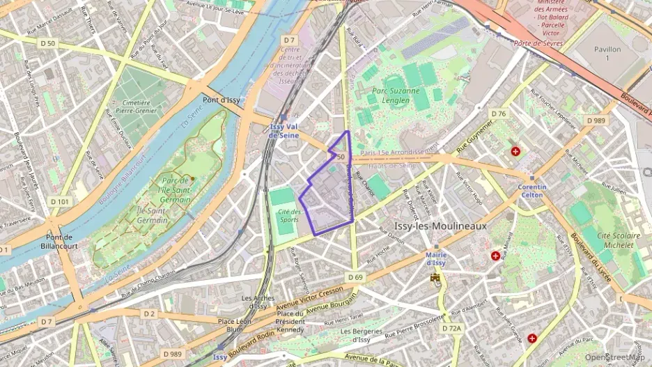 Appartement 23 m² une piece à vendre à Issy-les-Moulineaux