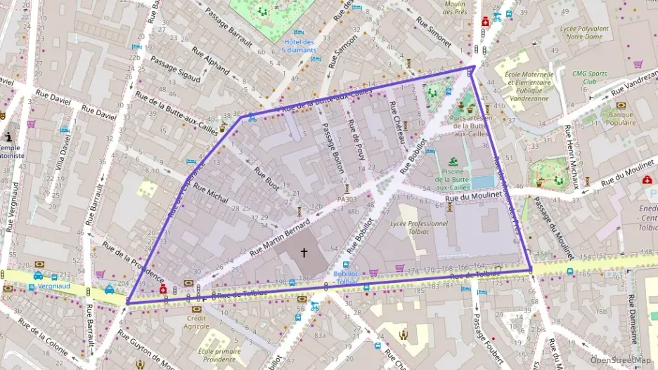 Appartement 45 m² deux pieces à vendre à Paris 13e Arrondissement