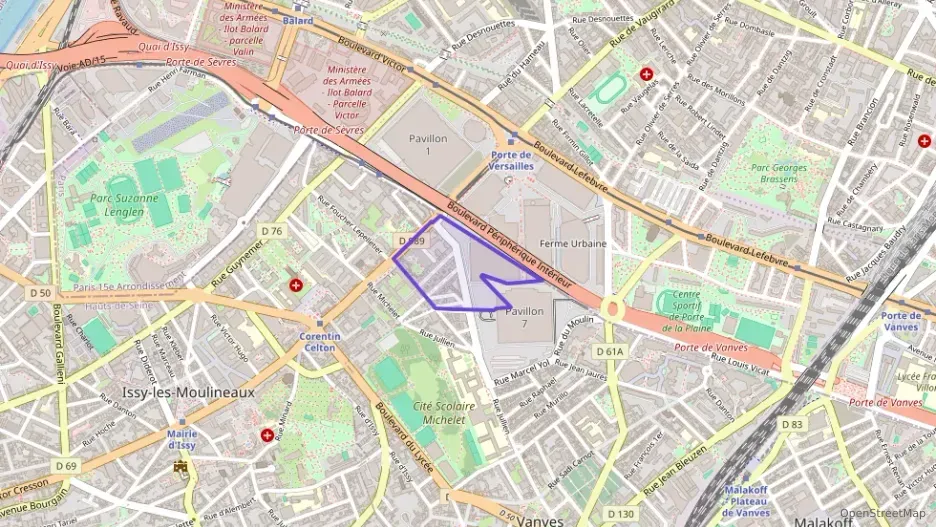 Appartement 58 m² trois pièces à vendre à Issy-les-Moulineaux