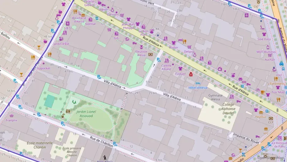 Appartement 72 m² trois pièces à vendre à Paris 14e Arrondissement Appartement 72 m² trois pièces à vendre à Paris 14e Arrondissement