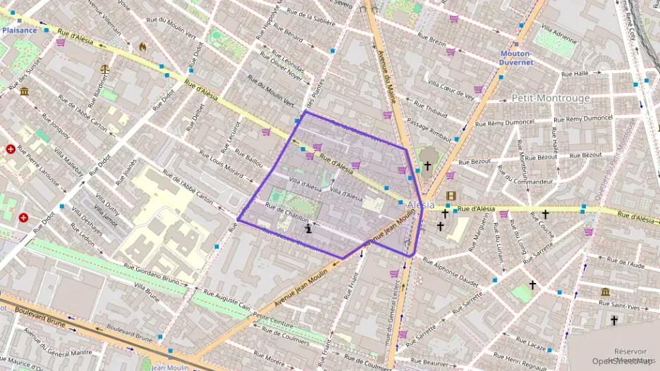 Appartement 72 m² trois pièces à vendre à Paris 14e Arrondissement Appartement 72 m² trois pièces à vendre à Paris 14e Arrondissement