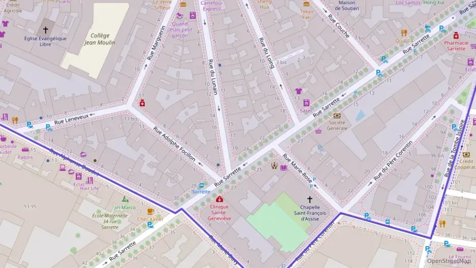 Appartement 85 m² quatre pièces à vendre à Paris 14e Arrondissement Appartement 85 m² quatre pièces à vendre à Paris 14e Arrondissement