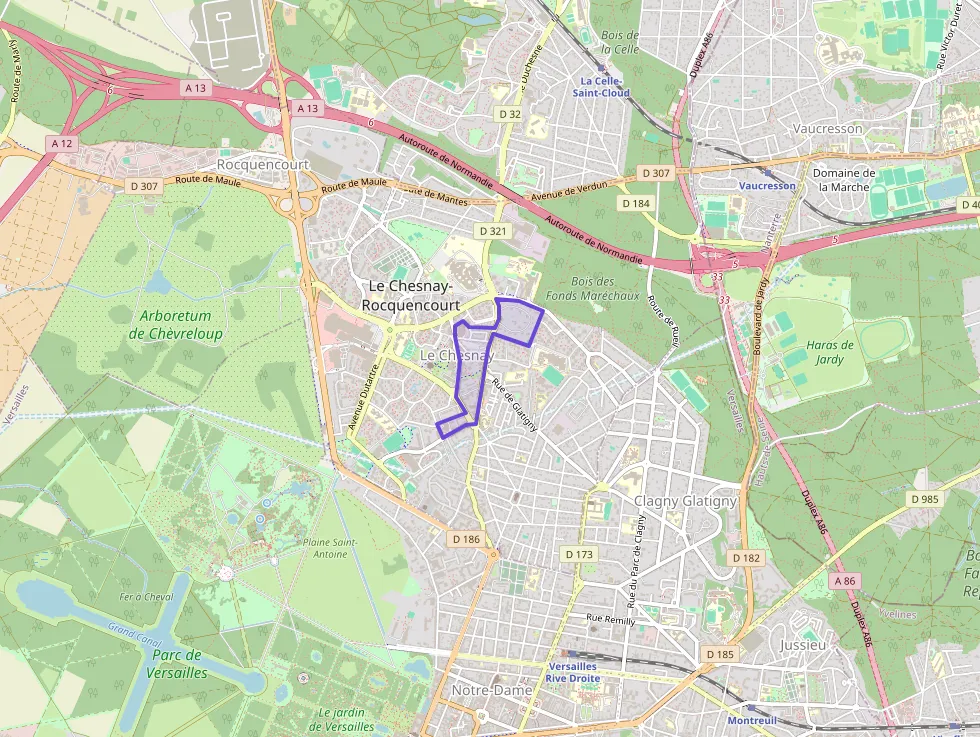 Appartement 88 m² trois pièces à vendre à Le Chesnay-Rocquencourt