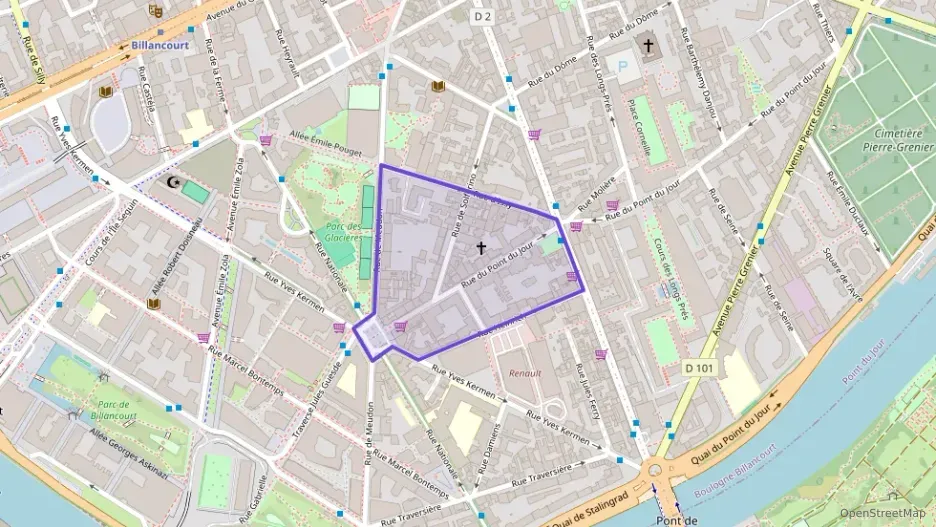 Appartement 114 m² quatre pièces à vendre à Boulogne-Billancourt