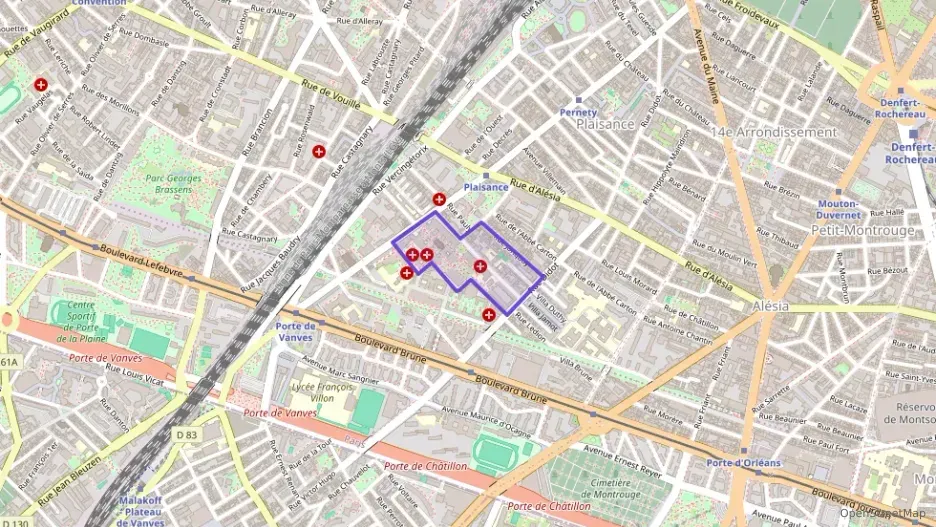 Appartement 47 m² trois pièces à vendre à Paris 14e Arrondissement Appartement 47 m² trois pièces à vendre à Paris 14e Arrondissement