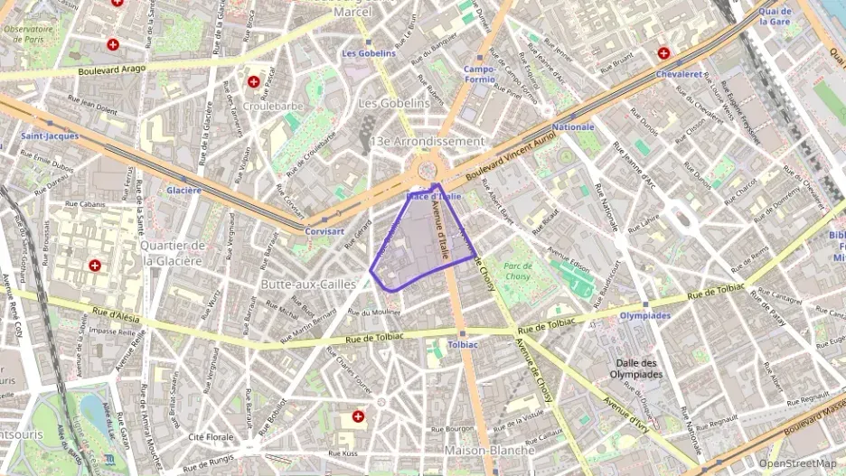 Appartement 31 m² une piece à vendre à Paris 13e Arrondissement