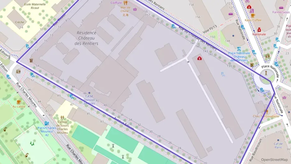 Appartement 63 m² deux pieces à vendre à Paris 13e Arrondissement