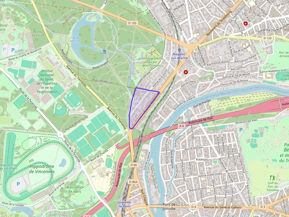 Appartement 91 m² deux pieces à vendre à Nogent-sur-Marne