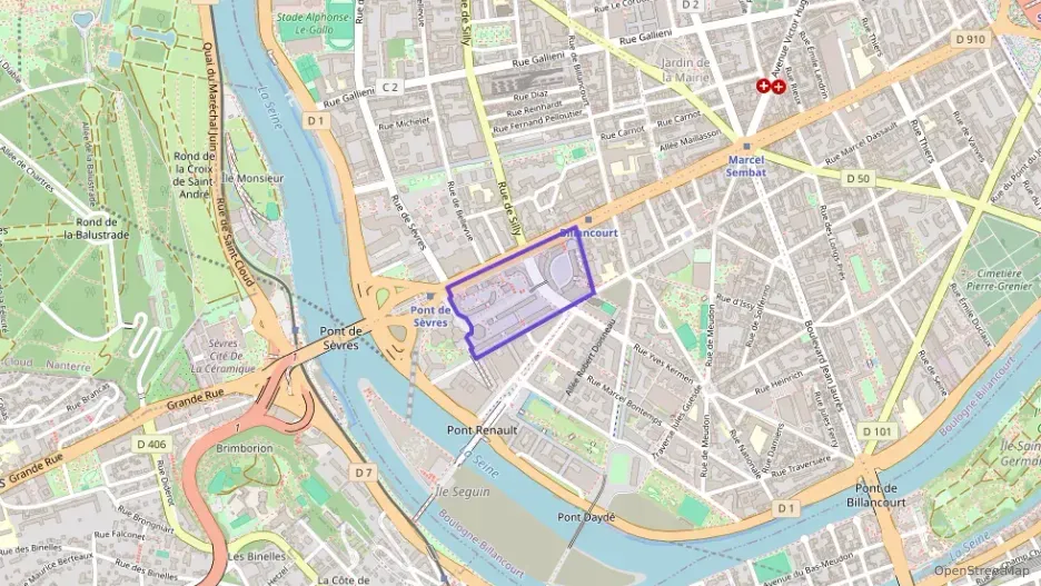Appartement 31 m² une piece à vendre à Boulogne-Billancourt