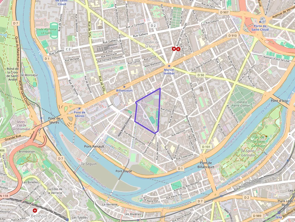 Appartement 95 m² quatre pièces à vendre à Boulogne-Billancourt