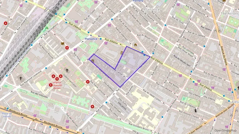 Appartement 40 m² trois pièces à vendre à Paris 14e Arrondissement